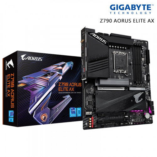 GIGABYTE 技嘉 Z790 AORUS ELITE AX 主機板<BR>【ATX/支援DDR5記憶體/LGA1700】