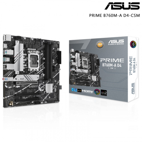 ASUS 華碩 PRIME B760M-A D4-CSM 主機板<BR>【M-ATX/DDR4/LGA1700】