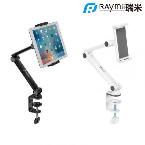 RAYMII 瑞米 LTBS-4 夾桌式鋁合金手機平板支架 手機架 平板架【4.7吋-12.9吋】