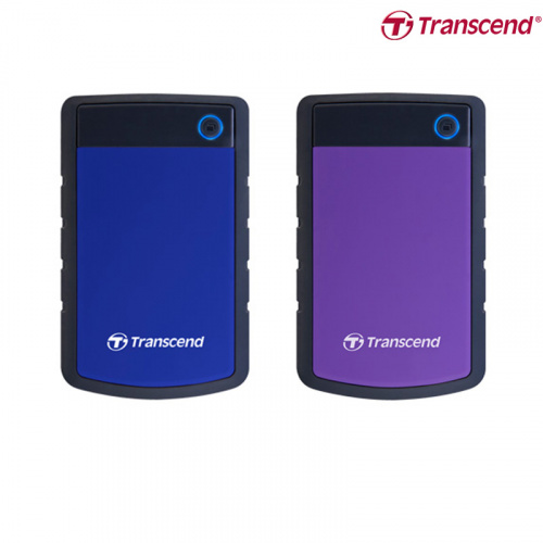 Transcend 創見 StoreJet 25H3 2TB 2.5吋 USB3.0 行動硬碟 藍色 紫色