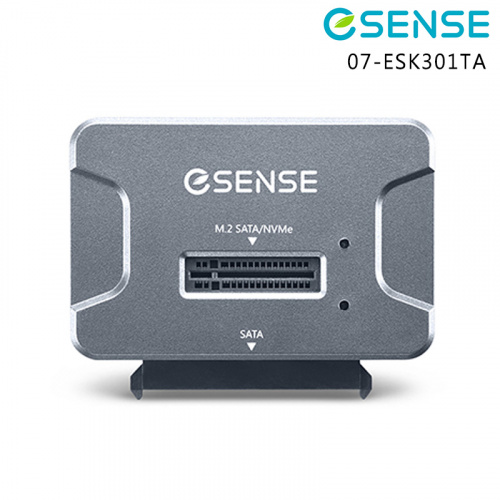 ESENSE 逸盛 K301 USB3.2 Gen 2 M.2 / 2.5" SATA SSD 硬碟 轉接器 07-ESK301TA