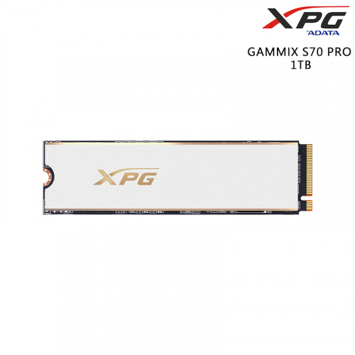 ADATA 威剛 XPG GAMMIX S70 PRO 1TB M.2 PCIe Gen4 SSD固態硬碟 附白散熱片 五年保固