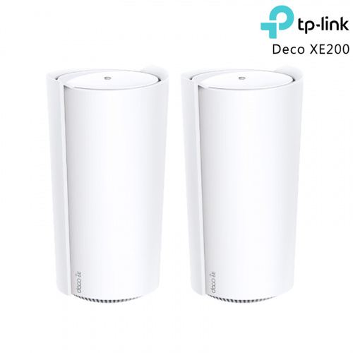TP-LINK Deco XE200 AXE11000 完整家庭 Mesh Wi-Fi 6E 路由器 雙入組