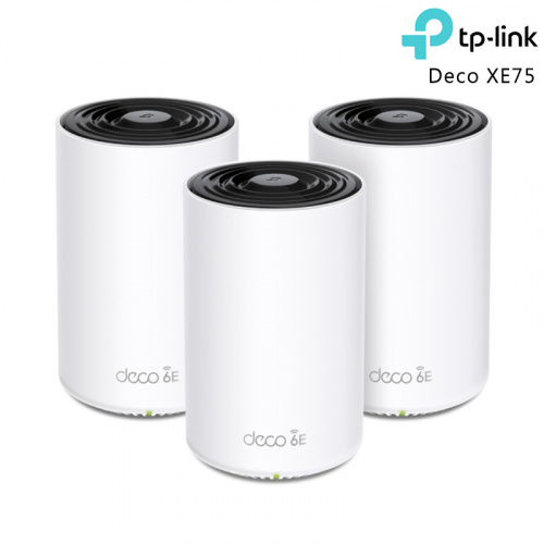 TP-LINK DECO XE75 AXE5400 三頻 Mesh Wi-Fi 6E系統 路由器 3入組<BR>【熱騰騰 WIFI 6E 到貨】