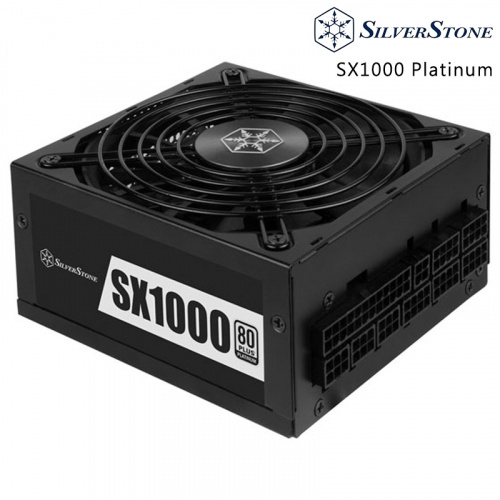 SILVERSTONE 銀欣 SX1000 Platinum 1000W 電源供應器 白金牌 全模組 全日系 SFX-L規格 五年保固 SST-SX1000-LPT