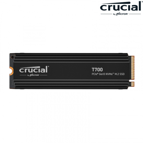 Micron 美光 Crucial T700 4TB M.2 PCIe Gen5 SSD固態硬碟 含原廠散熱片