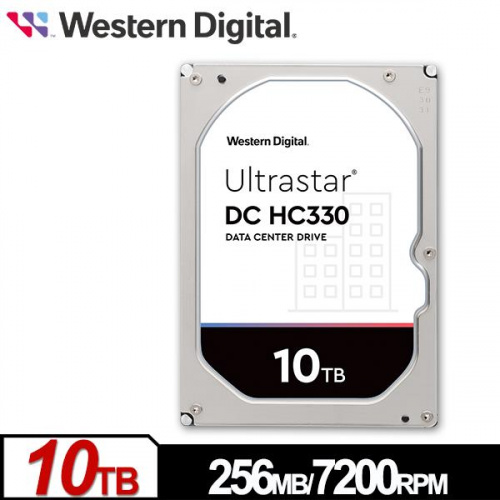 WD HC330 10TB 企業級 3.5吋 HDD硬碟 7200轉 五年保固 WUS721010ALE6L4