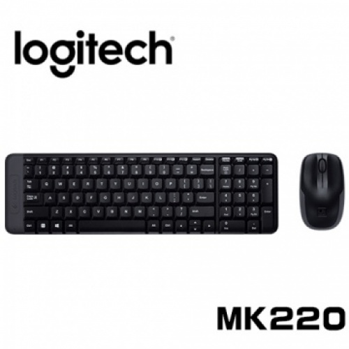 【螢幕同捆包】Logitech 羅技 MK220 多媒體鍵盤滑鼠組