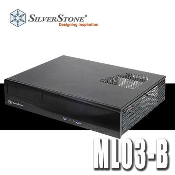 SilverStone 銀欣 ML03 USB3.0 SST-ML03 SST-ML03B 橫躺式 小型 Micro ATX 電腦機殼