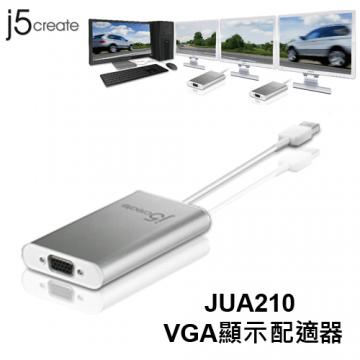 j5create 凱捷 JUA210 USB 2.0 VGA 外接顯示卡