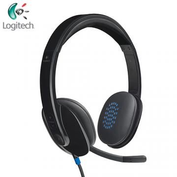 【防疫專區】羅技 Logitech USB 立體聲 皮質 耳罩式 耳麥 耳機 麥克風 (H540)