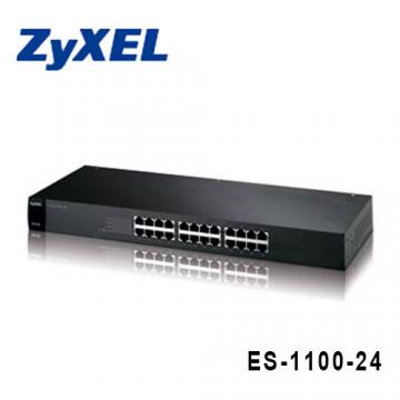 合勤 ZYXEL ES1100-24 24埠 無網管型交換器 Switch