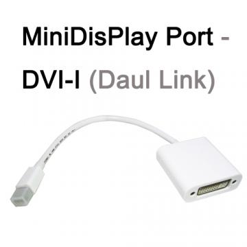 Mac Mini DisplayPort 公 轉 DVI 母 轉接線 TB