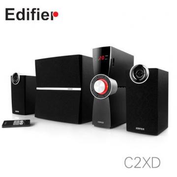 EDIFIER 漫步者 C2XD 三件式 全木質 音箱 多媒體 喇叭 音響 3.5mm RCA 光纖