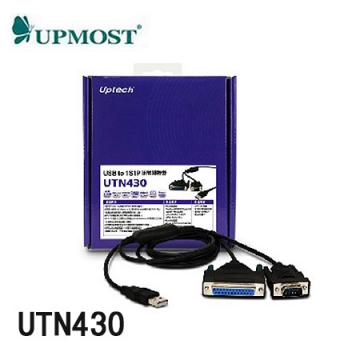 登昌恆 Uptech UTN430 USB to 1S1P 訊號轉換器 介面轉接