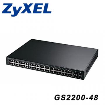 ★6期零利率★ 網管交換器 合勤 ZyXEL 48埠 GS2200-48 Switch