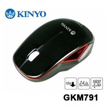KINYO GKM-791 2.4GHz 無線藍光滑鼠