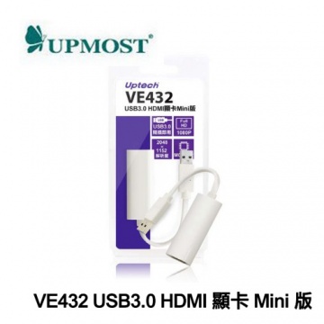 登昌恆 UPMOST VE432 USB3.0 HDMI 顯卡 Mini版