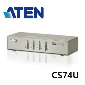 ATEN CS74U 4埠USB KVM多電腦切換器
