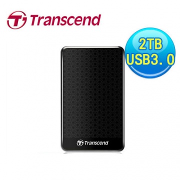 Transcend 創見 StoreJet 25A3 2TB USB3.0 2.5吋行動硬碟