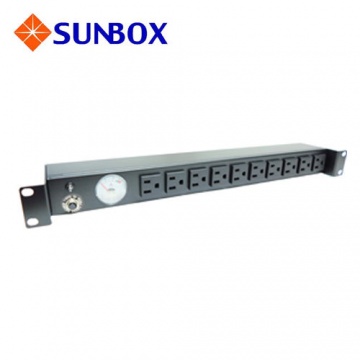 慧光展業 機架型 指針式 電錶 電源排插 SPMA-2012-10 SUNBOX