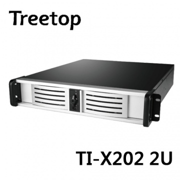 樹昌 Treetop TI-X202 2U (黑) IPC工業機殼 鋁鎂面板 (請詢問貨況)