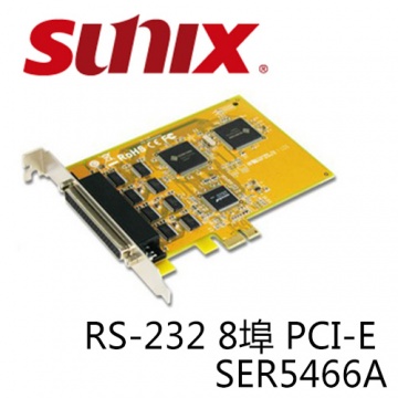 慧光展業 SUNBOX SUNIX 擴充卡 RS-232 8埠 PCI-E SER5466A