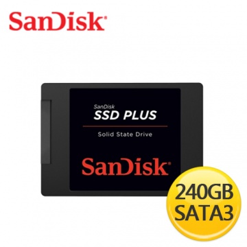 SANDISK PLUS 240GB SATA3 2.5吋 SSD 固態硬碟 (G26)