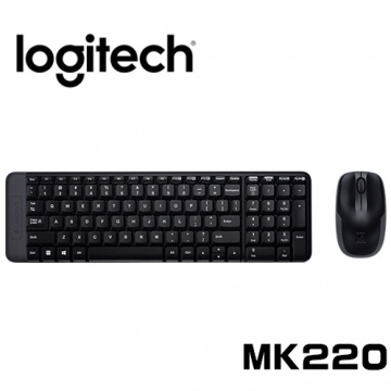 Logitech 羅技 MK220 多媒體鍵盤滑鼠組