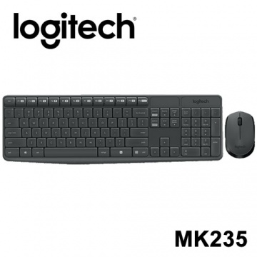 LOGITECH 羅技 MK235 無線 滑鼠鍵盤組
