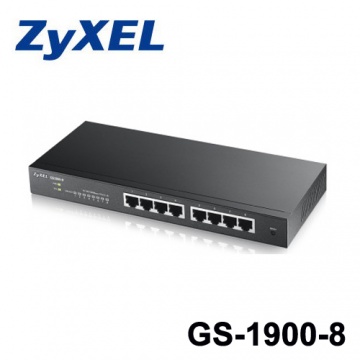 ZYXEL 合勤 GS1900-8 8埠 GbE 智慧型網管交換器