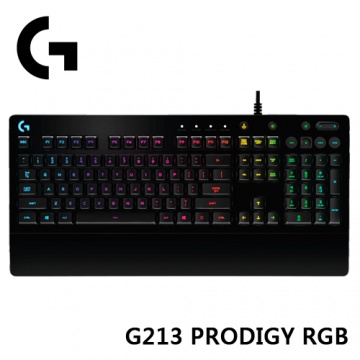 Logitech 羅技 G213 PRODIGY RGB 有線遊戲鍵盤