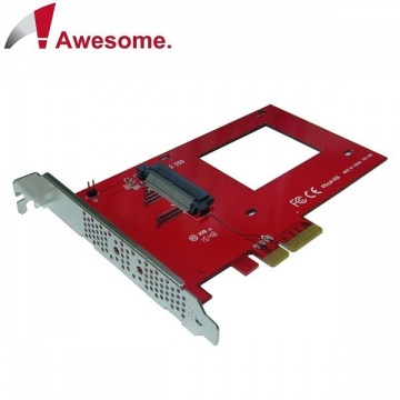 Awesome PCIe 3.0x4 U.2 NVMe SSD轉接擴充卡 AWD-PE-132