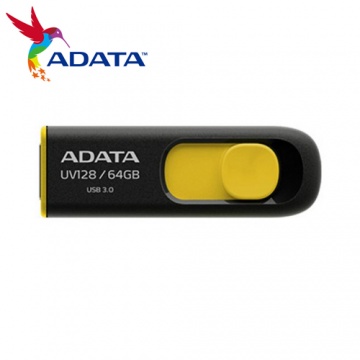 威剛 ADATA UV128 64GB USB3.0 隨身碟 黃