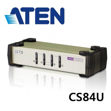 ATEN CS84U 4埠PS/2-USB KVM 多電腦切換器 CS-84U