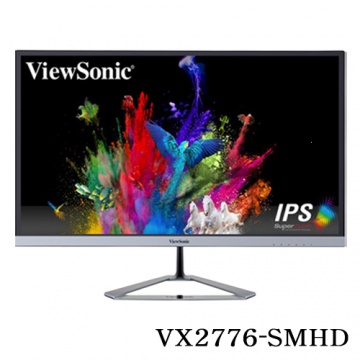 ViewSonic優派 VX2776-SMHD 27型 AH-IPS 無邊框低輻射護眼液晶螢幕