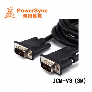 PowerSync 群加 高級VGA顯示器線15pin (公對公) (3M) JCM-V3