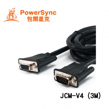 PowerSync 群加 高級VGA顯示器延長線15pin (公對母) (3M) JCM-V4