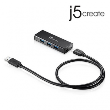 j5create 凱捷 JUH340 USB 3.0 4埠 HUB 迷你集線器