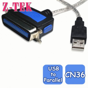 Z-TEK USB to IEEE 1284 列印埠 轉接線 (ZE534C)