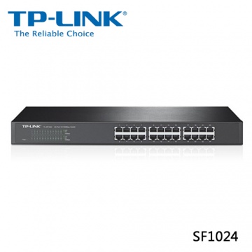 TP-Link TL-SF1024 24埠10/100M 乙太網路交換器 Switch