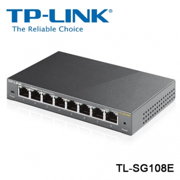 TP-Link TL-SG108E 8埠 10/100/1000Mbps Gigabit 有線交換器