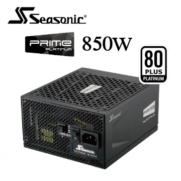 Seasonic 海韻 PRIME 850W Platinum 全模組 80 PLUS 白金 12年保固 電源供應器 SSR-850PD