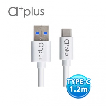 a+plus USB3.1(TypeC) to USB3.0飆速傳輸/充電線(1.2M) - ACB-U31A