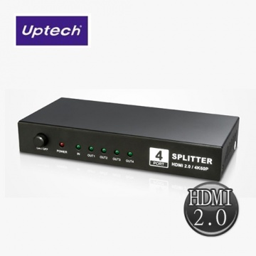 UPTECH 登昌恆 HS117 4埠 HDMI2.0 4K2K分配器