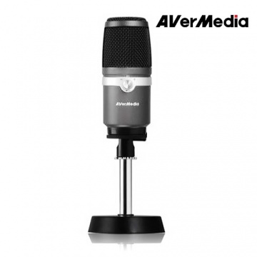 【防疫專區/直播好幫手】 AVerMedia 圓剛 AM310 黑鳩 專業級 USB 麥克風 直播.演唱專用
