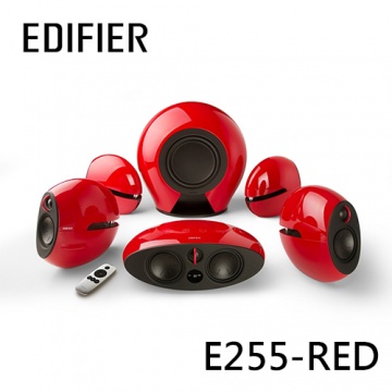 EDIFIER e255 5.1 無線家庭影院音箱(紅)