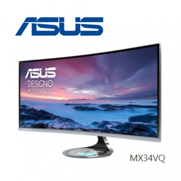 ASUS 華碩 MX34VQ 34型 曲面 無邊框 液晶螢幕