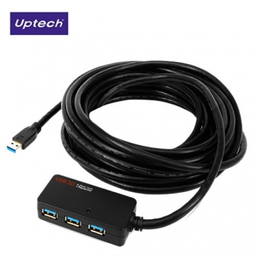登昌恆 Uptech C434H USB3.0訊號延伸器+4Port Hub (10米)