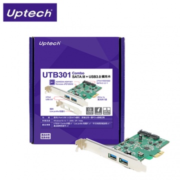 登昌恆 UTB301 Combo SATA3 + USB3.0擴充卡